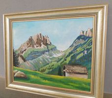 Neue Fundschätze Kunst Ölgemälde v H.Reifler Landschaftsbild