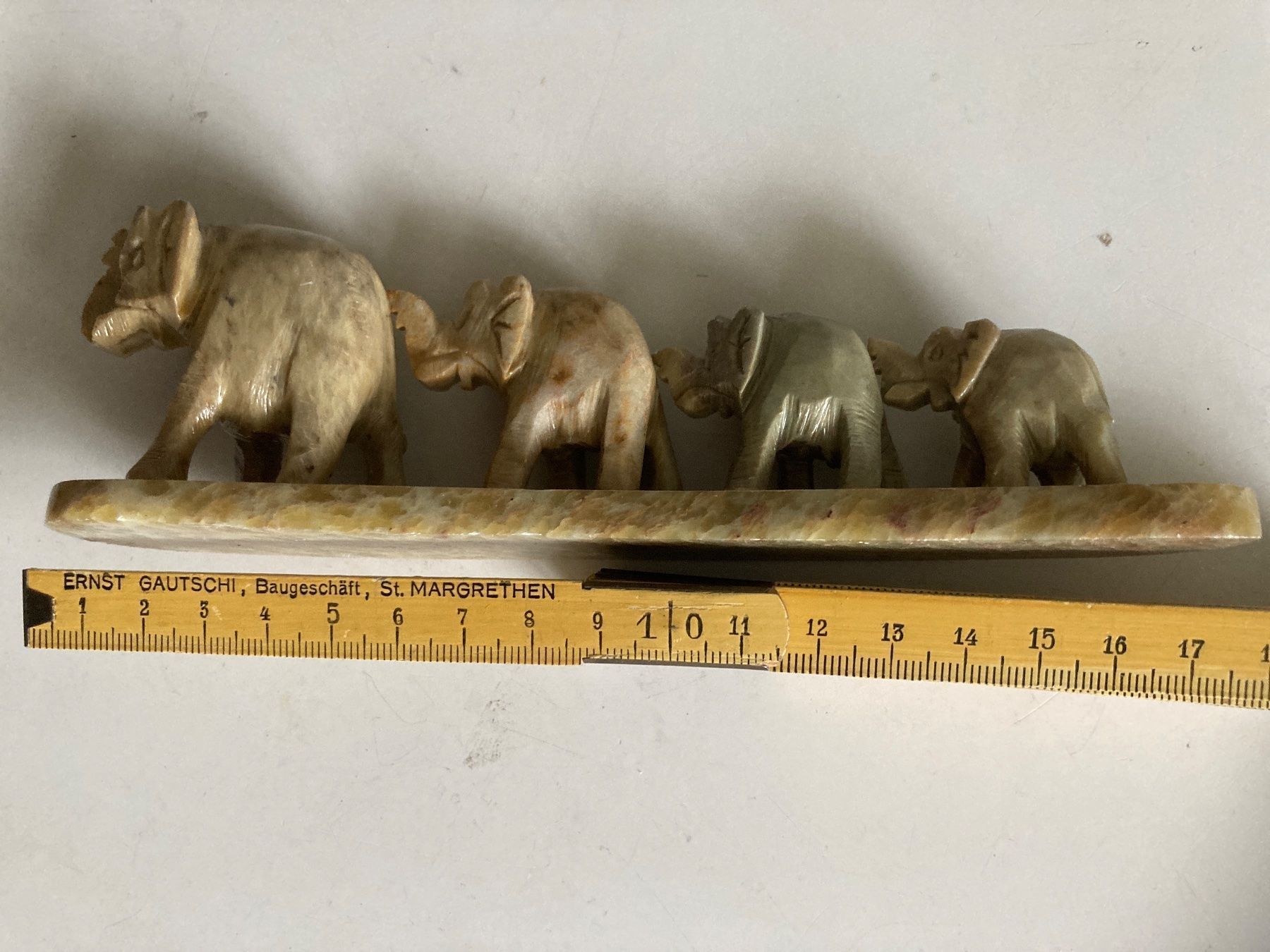 Figuren: 4 Elefanten aus Stein – Gebraucht aus Zürich von Chaeffeler 4