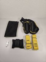 Schlingentrainer Set Fitness schwarz gelb neuwertig