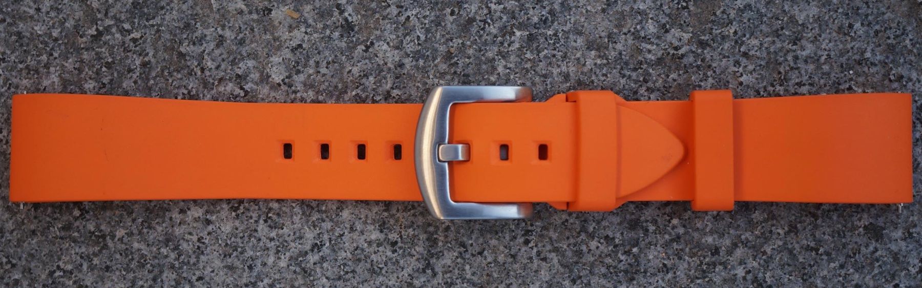 Armbänder & -reifen: Rubber Strap Kautschuk Armband 22 mm orange 8644 – Neu und originalverpackt aus Leipzig von rheingold_watches 4