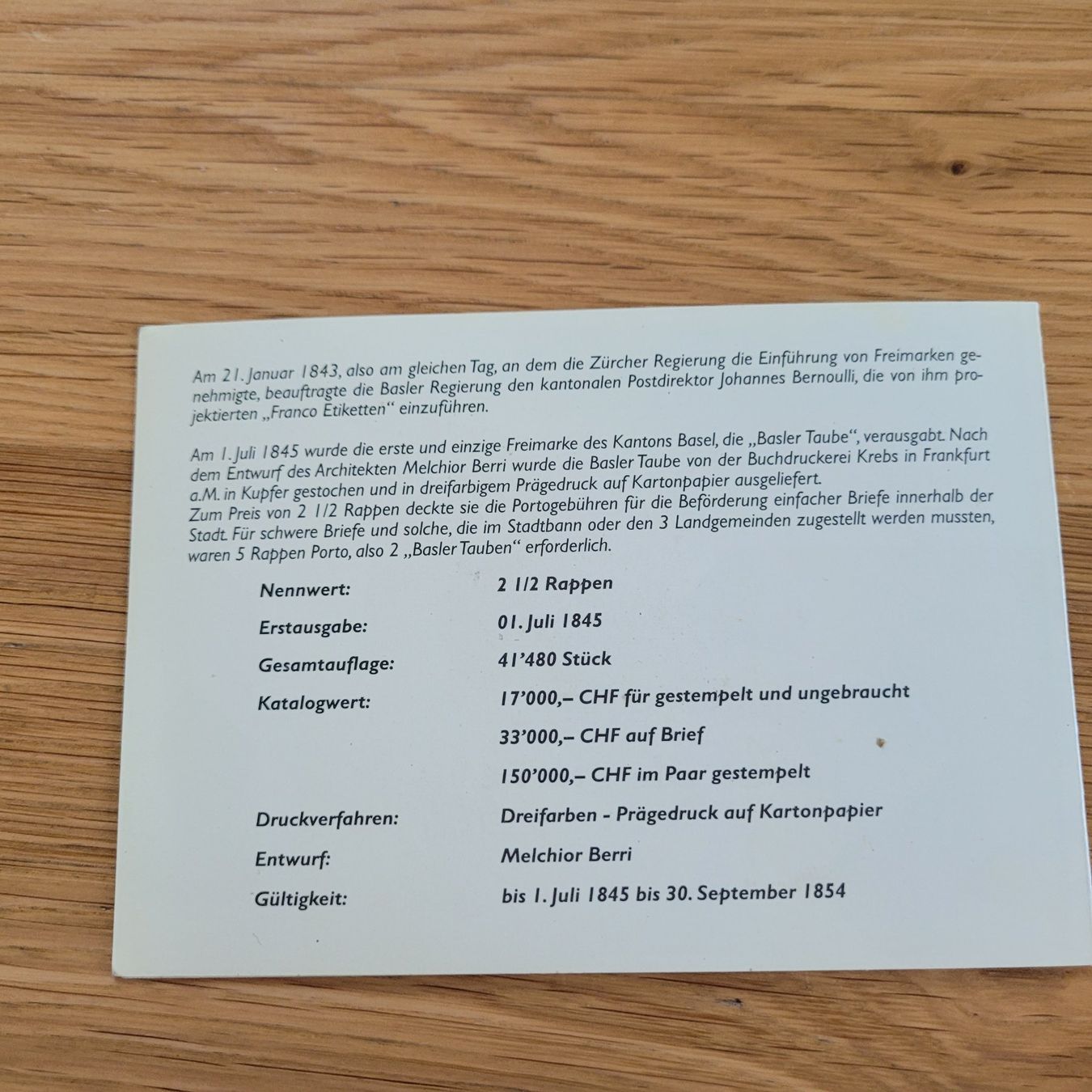 Tous les timbres: Dokument Kantonal Marke Basel Replikat Einer Legende – D'occasion à Biel/Bienne par Destockweb 2
