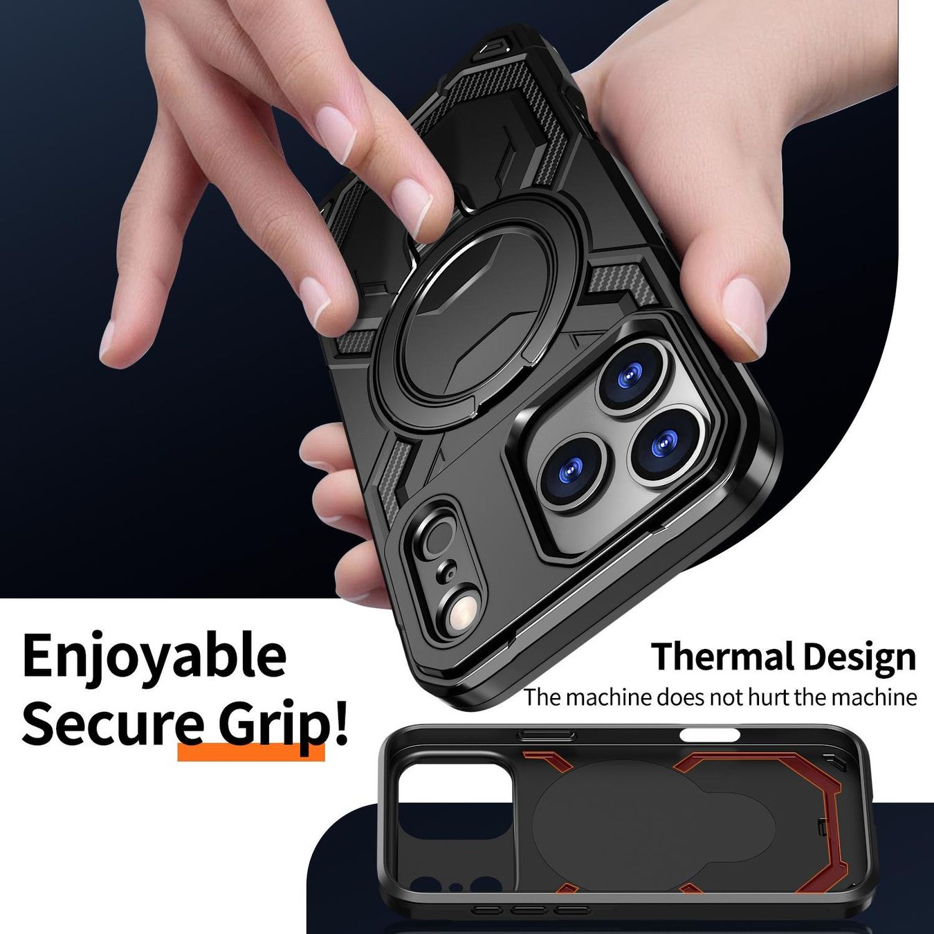 Cover & Protezioni schermo: iPhone 17 PRO MAGSAFE Hülle Cover Ring Case Etui Tasche – Nuovo e nell'imballaggio originale da Volketswil venduto da coverandmore 4