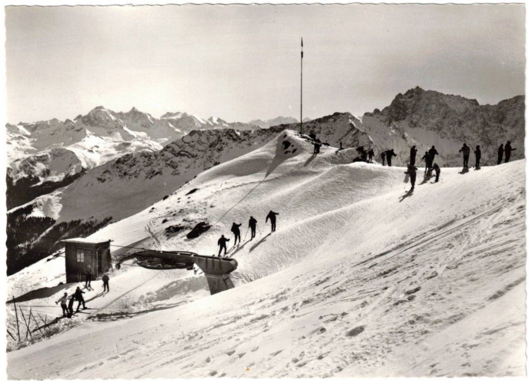 Cartoline postali: Savognin - Skilift Martegnas – Usato da Binningen venduto da Mountainrider