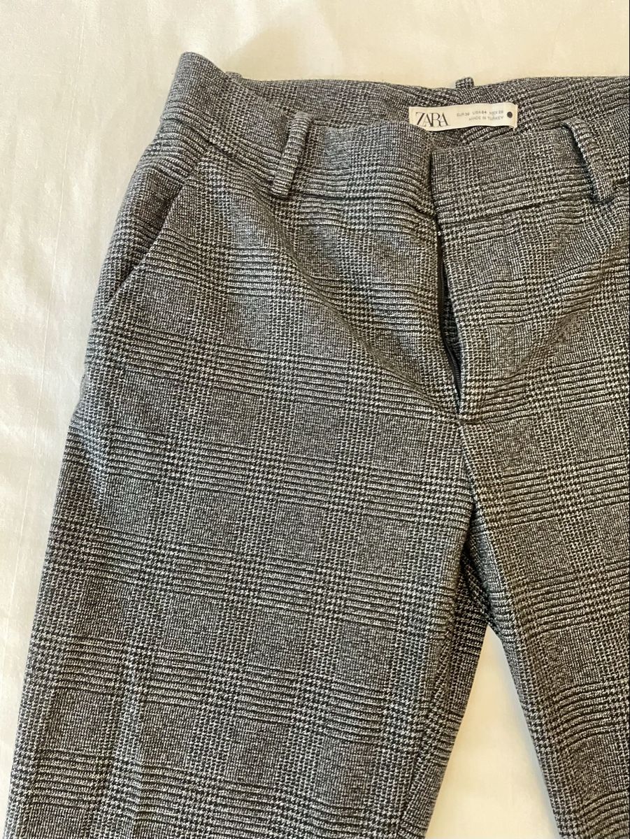 Zara Pantaloni: Zara Damenhose, Grau Kariert, Gr. 36 – Usato da Zürich venduto da vik_isi 1