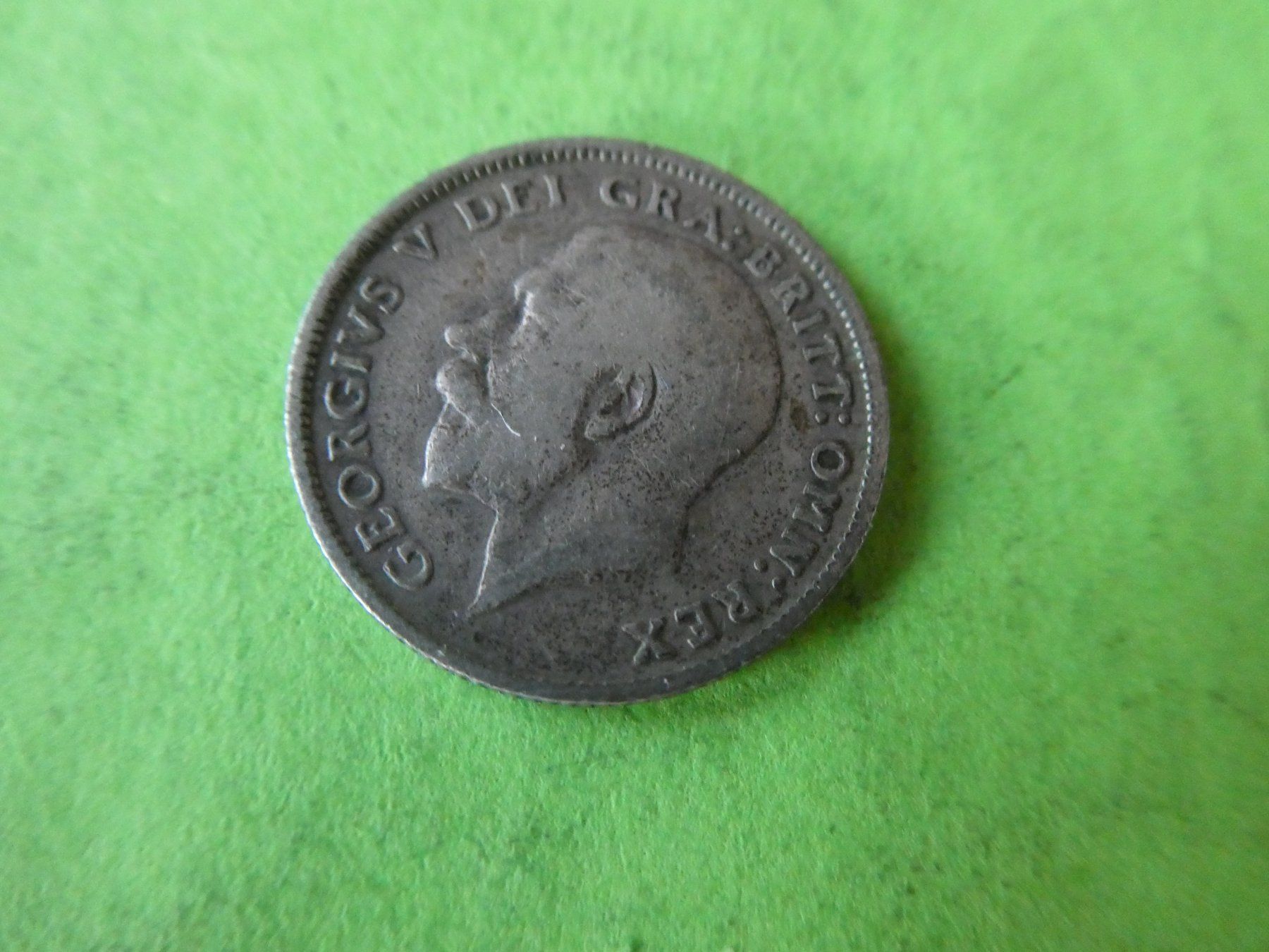 Toutes les monnaies: Grossbritannien 1913, 6 Pence   - Silber – D'occasion à Hinterforst par Rohusri 1