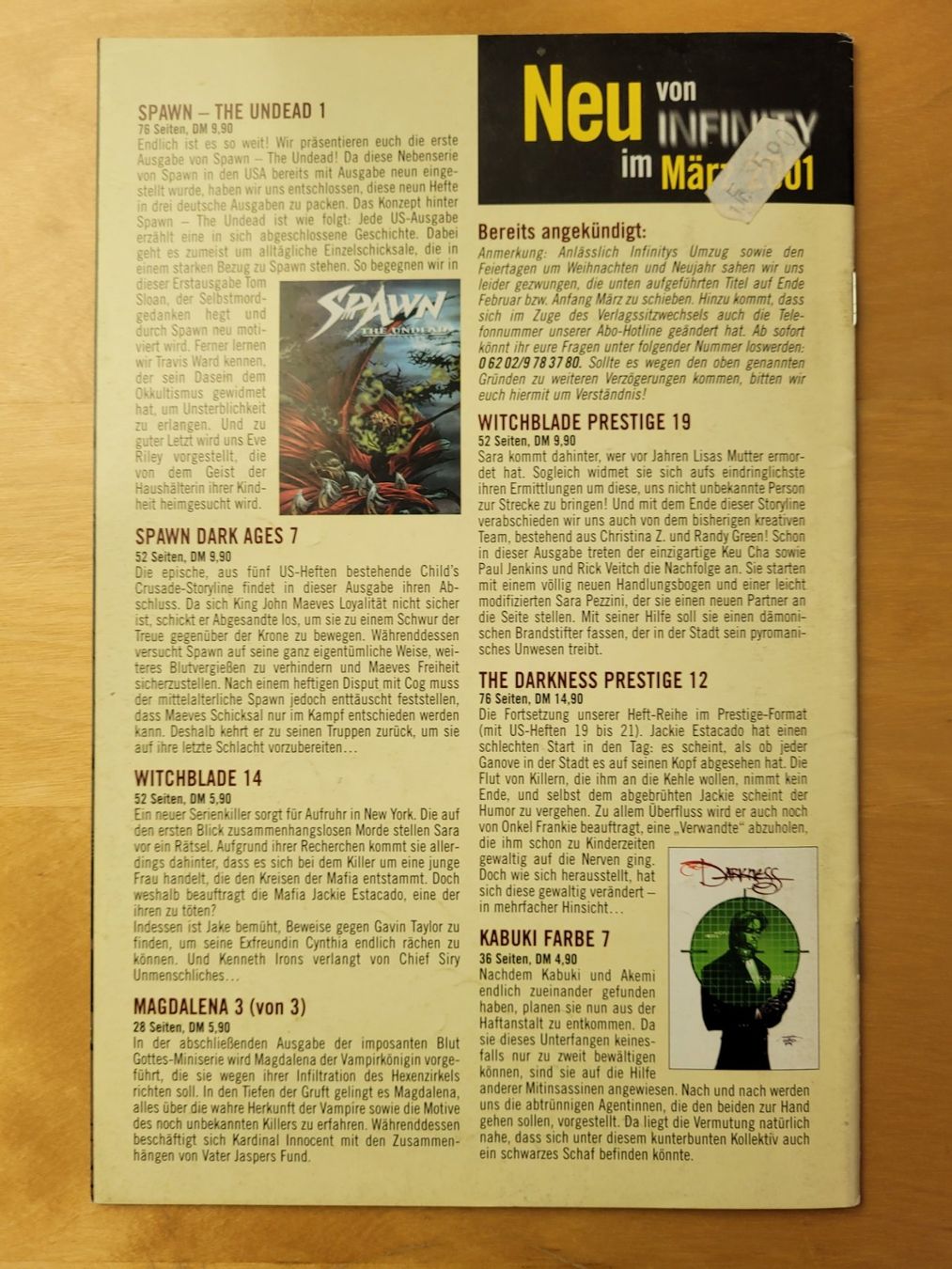 Fumetti: ASCENSION - BÄNDER NR. 14, 15 UND 16 – Usato da Neftenbach venduto da Mador6 5