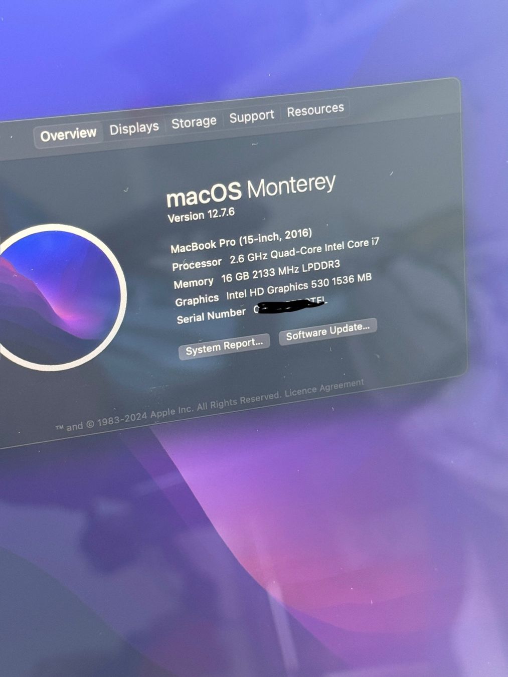 Notebook: MacBook Pro 15-inch 2016 Touchbar – Usato da Neuchâtel venduto da Bakhsh 2
