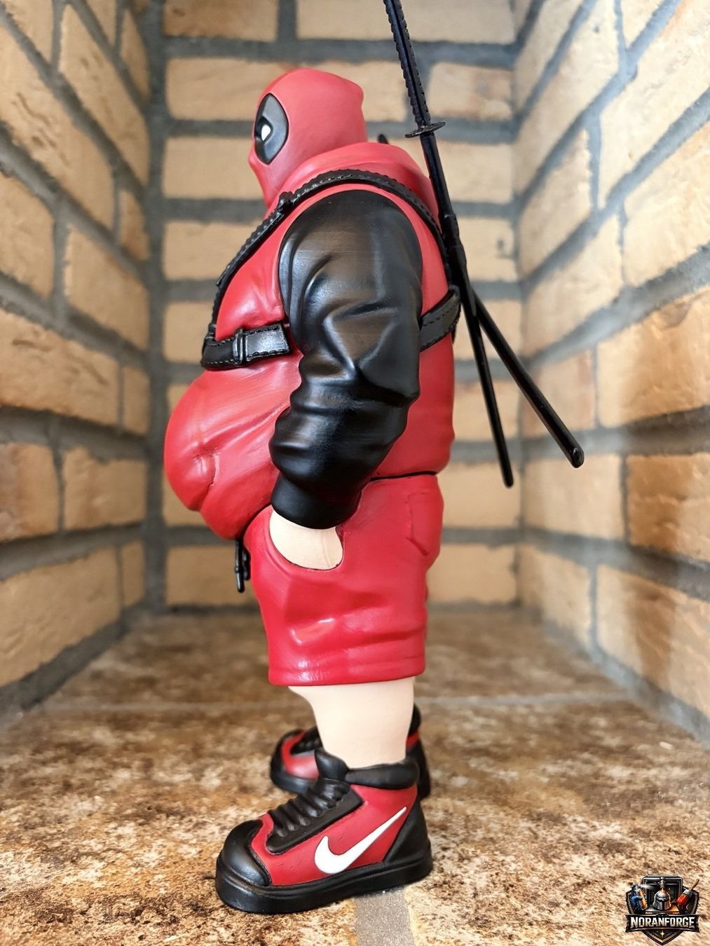 Marvel Statuette: Handbemalte 3D-gedruckte Fat Deadpool – Nuovo e nell'imballaggio originale da Fislisbach venduto da tam_t828 2
