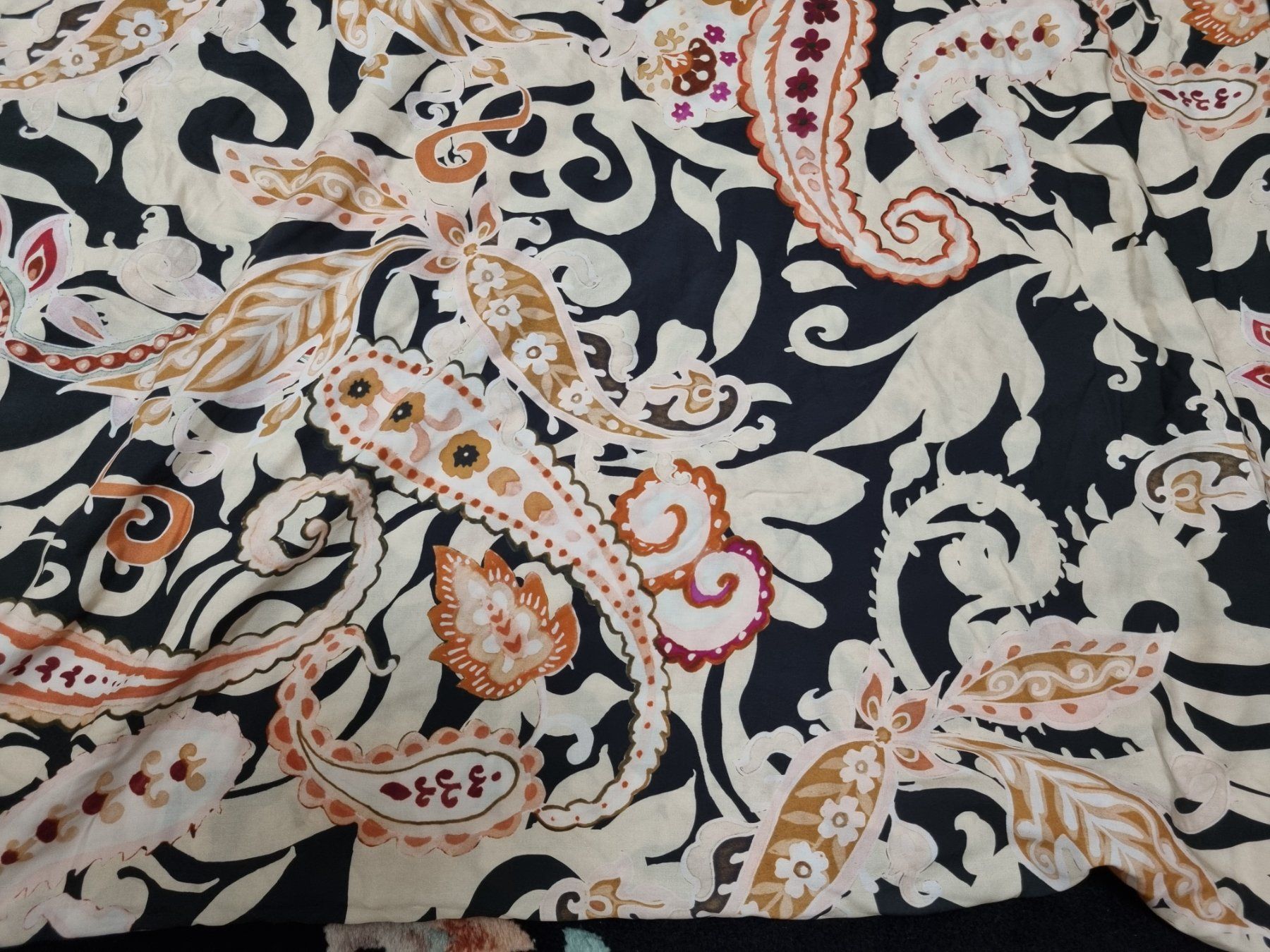 Tessuti: Stoff  Viscose mit Paisley Muster 150 x 180 cm – Nuovo e nell'imballaggio originale da geroldswil venduto da Gumball1 1