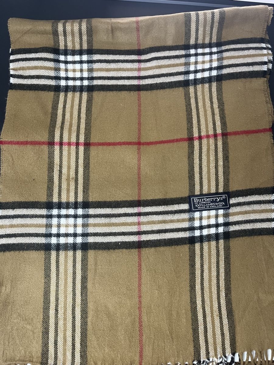 Burberry Foulards, Tücher & Schals: Écharpe Burberry Laine monogramme Beige  – Neu (gemäss Beschreibung) aus Les Avanchets von lunedeneige.shop 2