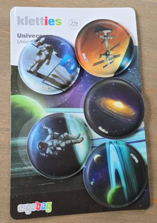 Kletties Universum 5 Stk. Aufkleber neu Rucksack Ergobag
