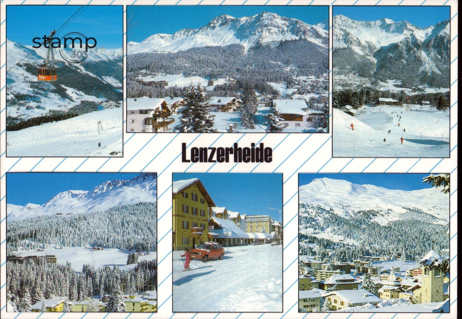 Cartoline postali: 1992 AK Lenzerheide mit Vollstempel – Usato da Eggersriet venduto da stamp303