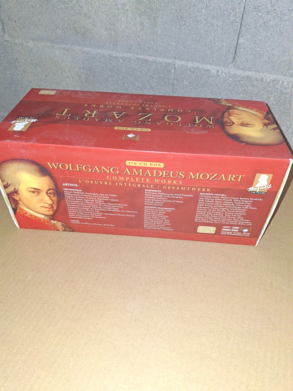 CD: MOZART l'intégrale 100 CD – Usato da Lausanne venduto da lor_y8mh 1
