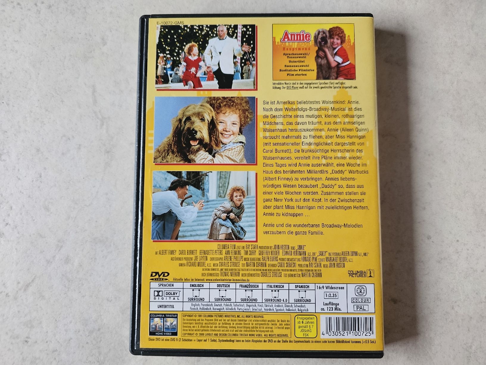 Tous les DVDs: Annie   (Rar.) – D'occasion à Schneisingen par backstore24 1