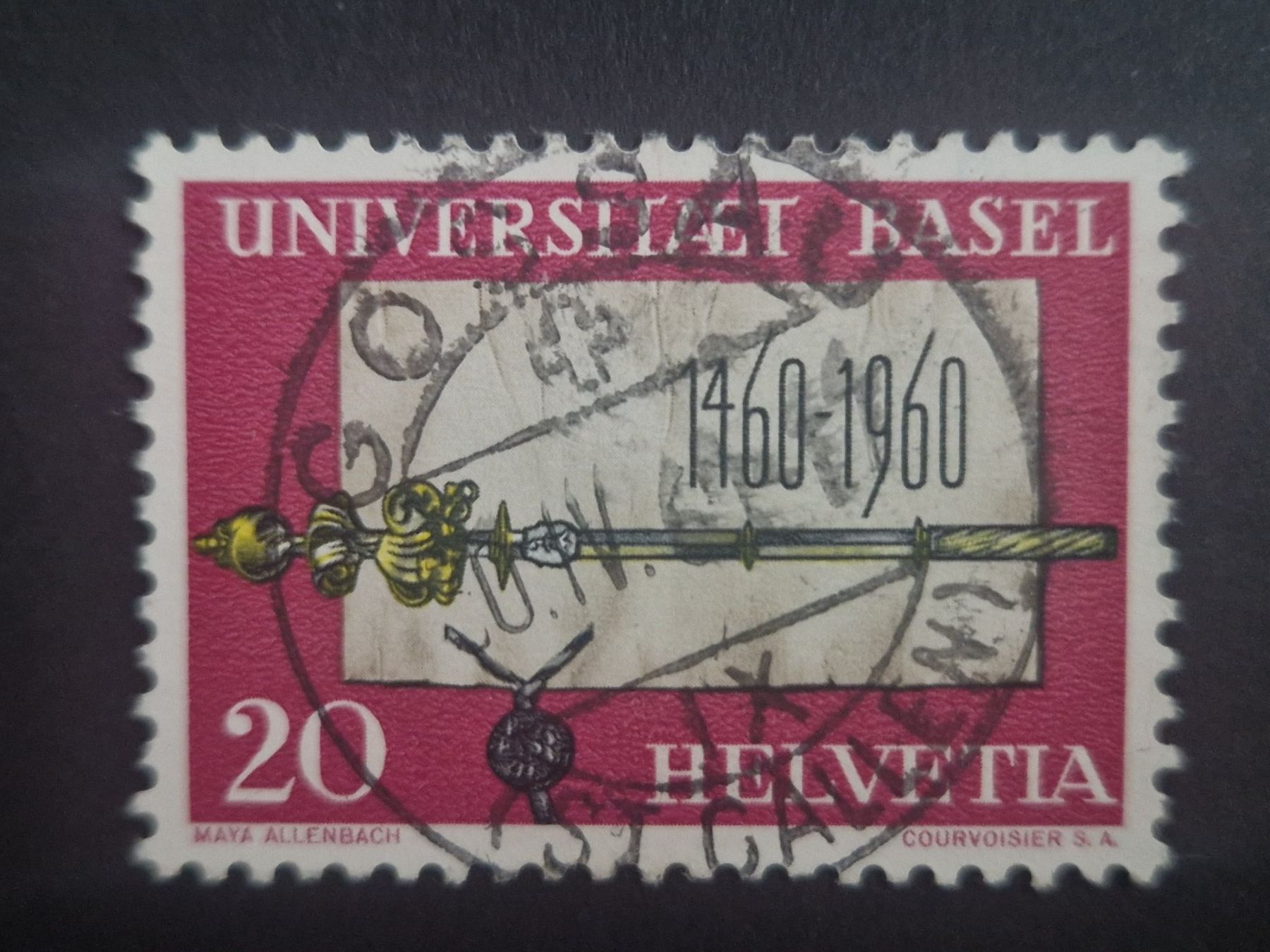 Tutti i francobolli: N° 352 vollstempel Gossau – Usato da Bouveret venduto da hckoala