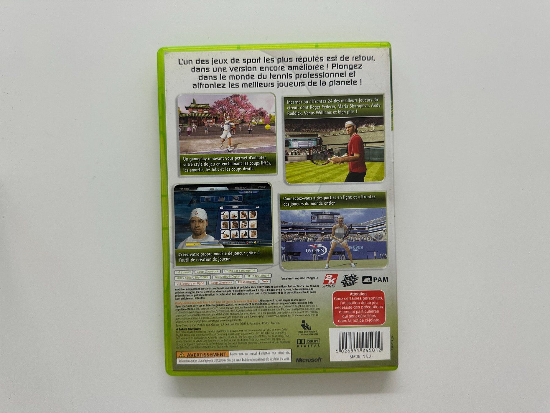 Microsoft Spiele: Top Spin 2, Xbox 360 – Gebraucht aus Couvet von Aura_aura 2