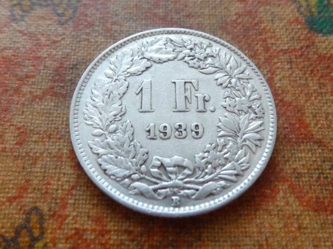 Tutti le monete: 1 Fr. 1939  (Y) – Usato da Romanel-sur-Lausanne venduto da Swift13
