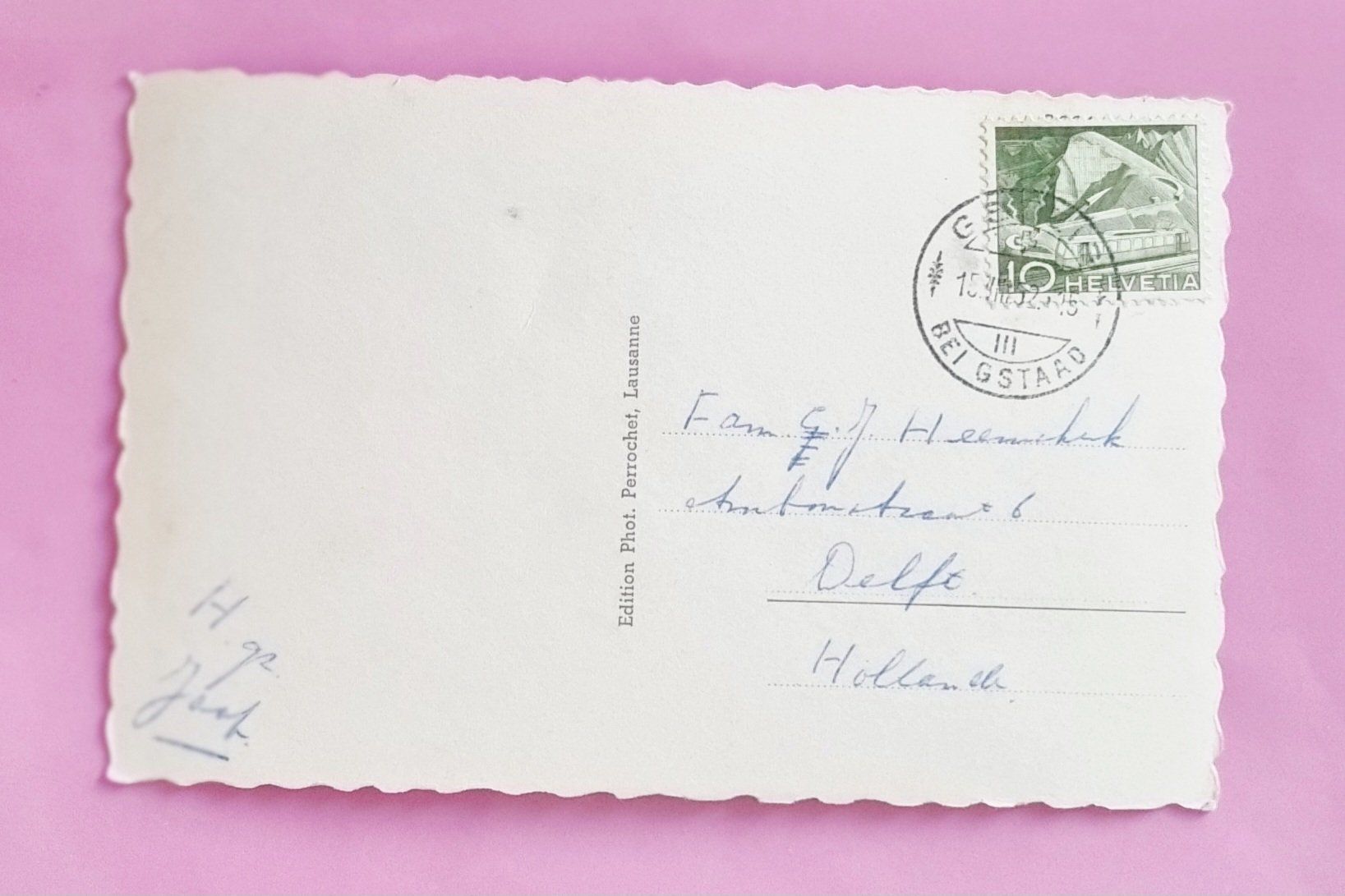 Cartoline postali: Le Sepey -Viaduc des Planches - Chemin de fer - 1952 – Usato da Rothrist venduto da RROENK 1