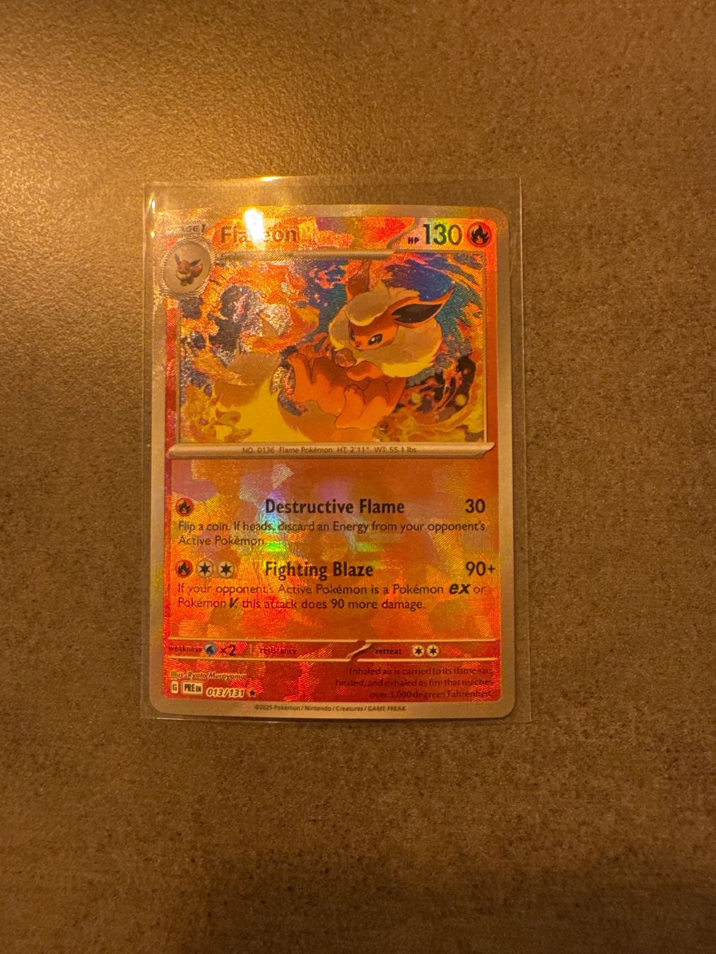 Pokémon Sammelbilder & Trading cards: Flareon Pokeball 013/131 Prismatic Evolutions – Neu (gemäss Beschreibung) aus Winterthur von Fischinho
