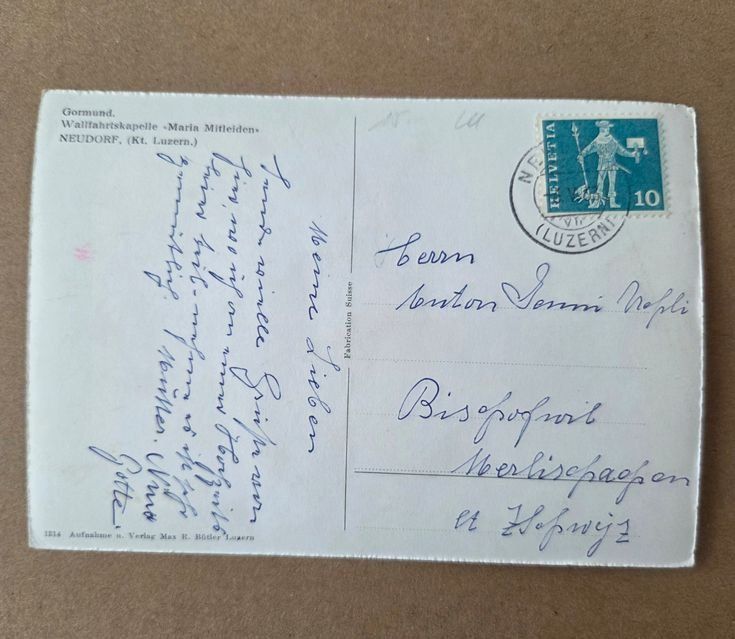 Cartoline postali: AK Ansichtskarte Gormund Luzern – Usato da Schenkon venduto da Uhu007 1