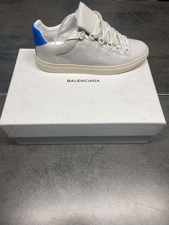 balenciaga arena low mens silver