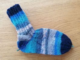Socken selbstgestrickt Gr. 30/31