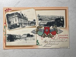 Ansichtskarte von Lausanne, 1902