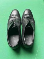 Herren Schuhe Leder Schwarz Grösse 41 GEBRAUCHT