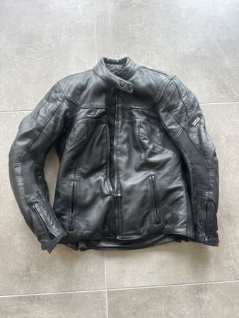Veste moto en cuir IXS femme