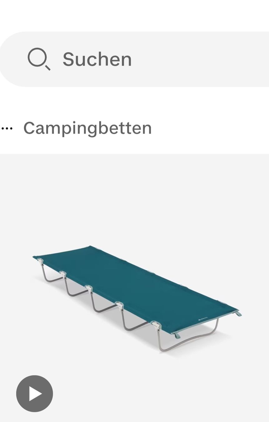 Decathlon Liegen & Liegestühle: Camp. Liege und Matzatze – Gebraucht aus Winterthur von Rubinof 7
