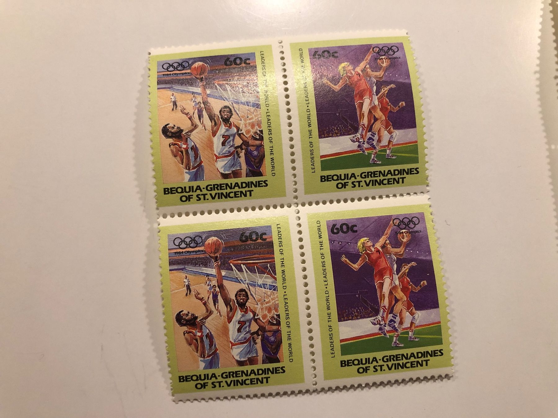 Tutti i francobolli: 8 Briefmarken BASKETBALL ** – Nuovo (secondo la descrizione) da Lufingen venduto da Rac0 1