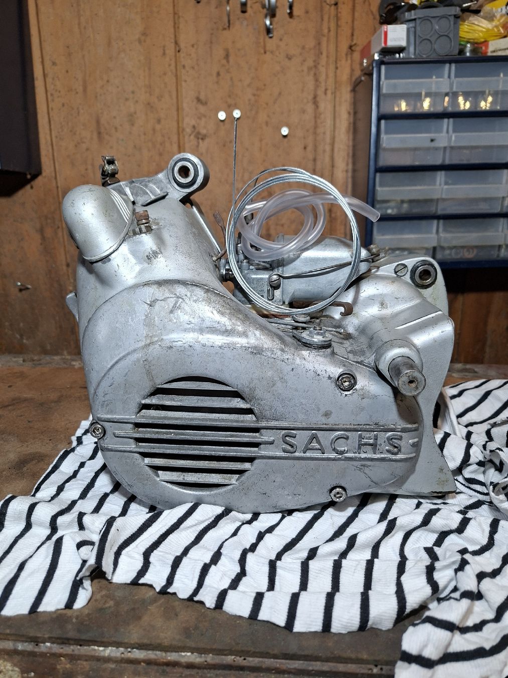 Moteurs: Sachs/DKW 50/3 Motor mit Schaltgriff – D'occasion à Mosnang par 20Noah02 1