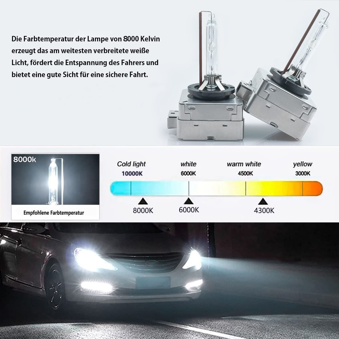 Accessori per altri veicoli: D1S 8000K Xenon Brenner Ersatzlampe – Nuovo (secondo la descrizione) da Thun venduto da 365buy 2