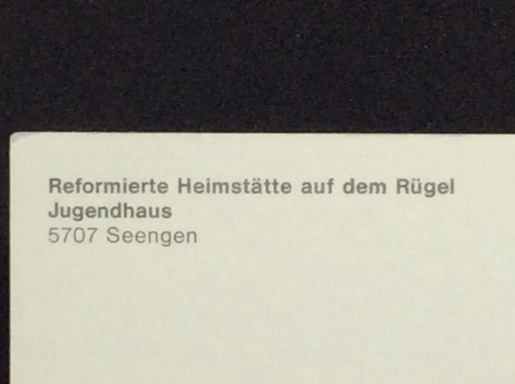 Cartes postales: Ref. Heimstätte, Jugendhaus, Seengen – D'occasion à Widnau par Brusi9 2