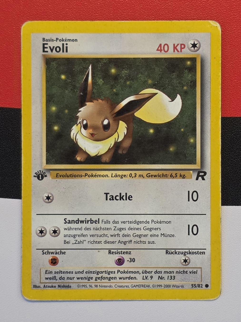 Pokémon Carte collezionabili: Evoli 1. Edition 55/82 Pokémon Team Rocket 2000 -DE ab 1Fr. – Usato da Basel venduto da MartinM.91