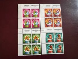 2015  Erstag gest. Serie Viererblock  Nr.1571-74 (3927)