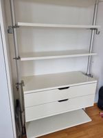 Armoire / meuble de rangement ouvert avec étagères et tiroir