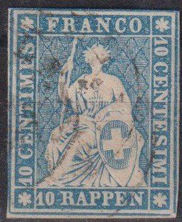 Tutti i francobolli: Schöner Strubel 23C mit Ortsstempel+++ – Usato da Samnaun-Compatsch venduto da Marken-Murk