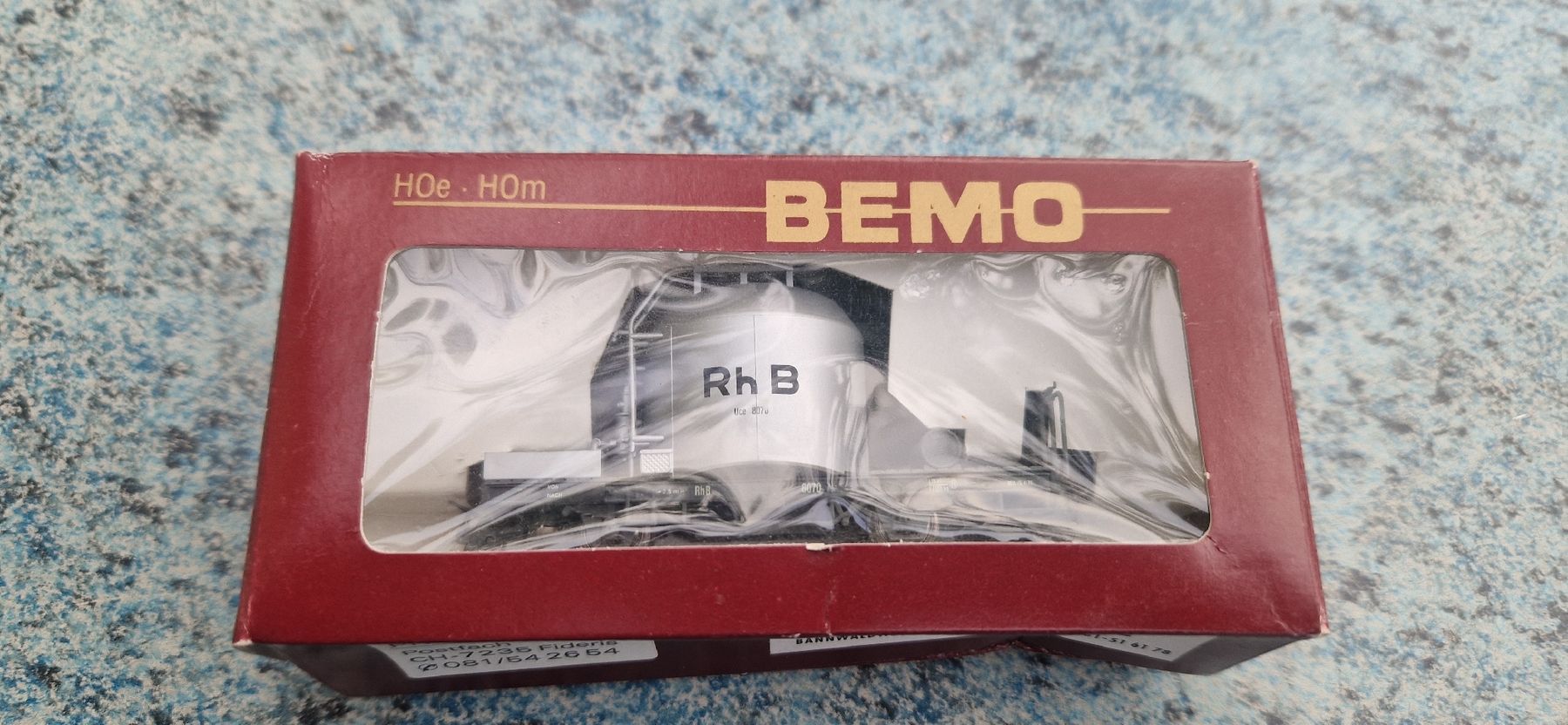 Bemo Modellini di ferrovie: RhB Zementwagen – Nuovo (secondo la descrizione) da Nidau venduto da Ricolabe