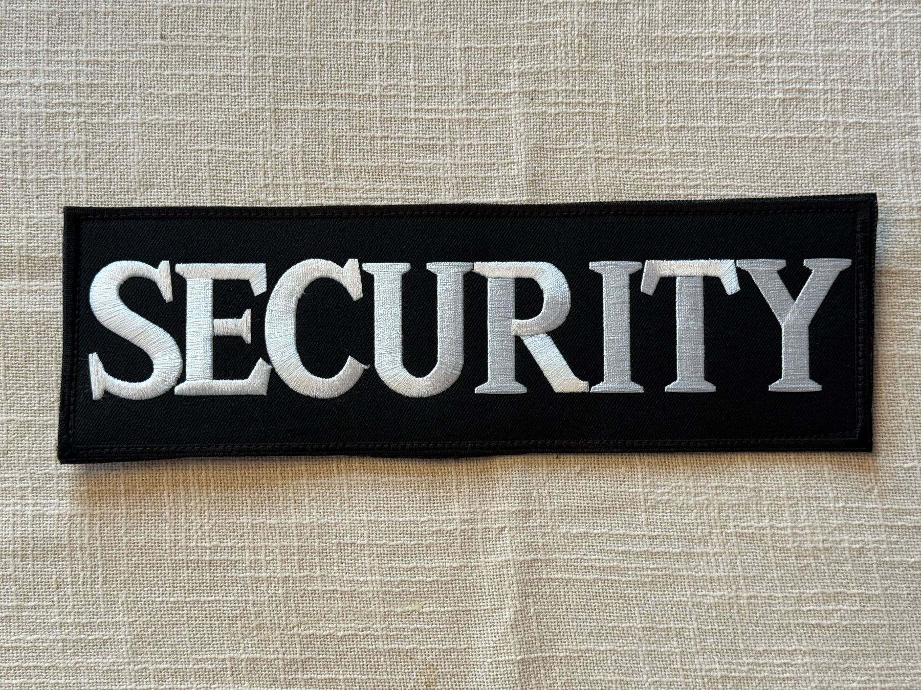 Placchette & Badge: Security Aufnäher, Patch, Abzeichen, Schwarz, Neuwertig! – Usato da Winterthur venduto da sportdisco2