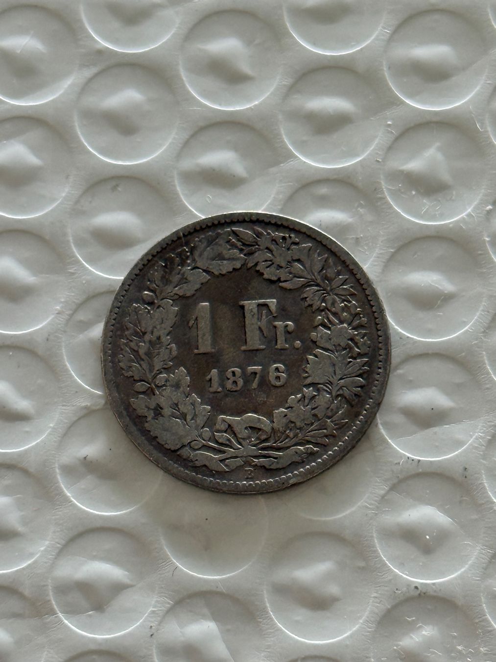 Tutti le monete: 1 Franken 1876  Rar – Usato da Wallisellen venduto da SWISS_SILVER1