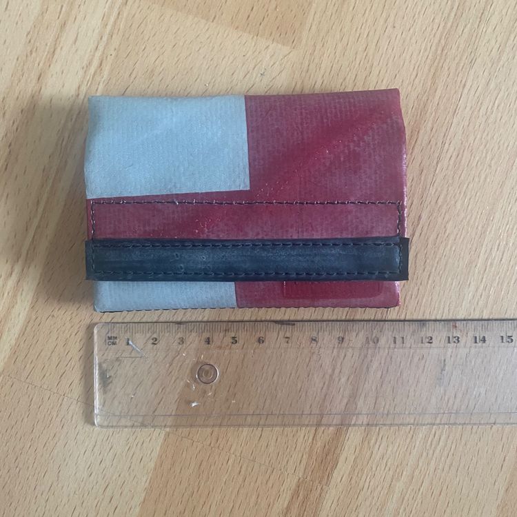 Flevado Damen Geldbörse Vintage Look - Vollleder Portemonnaie Rot