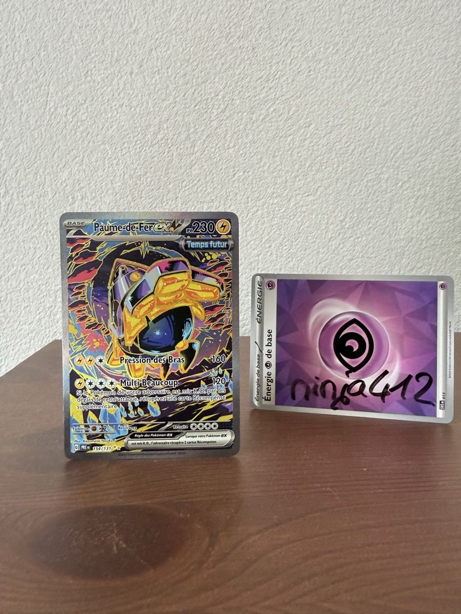Pokémon Carte collezionabili: Paume-de-Fer ex PRE 154/131 – Nuovo (secondo la descrizione) da La Tour-de-Peilz venduto da ninja412