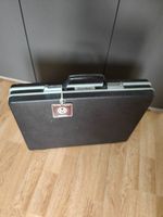 Vintage Aktenkoffer abschliessbar Hartschale schwarz