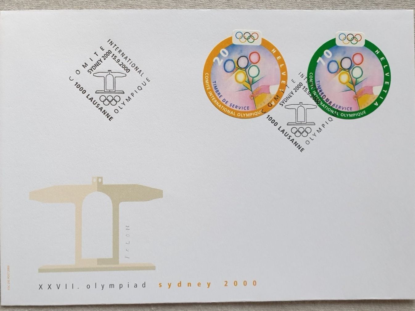 Alle Briefmarken: (403) FDC–Kuvert vom Jahr 2000 – Gebraucht aus Schwarzhäusern von Inot3