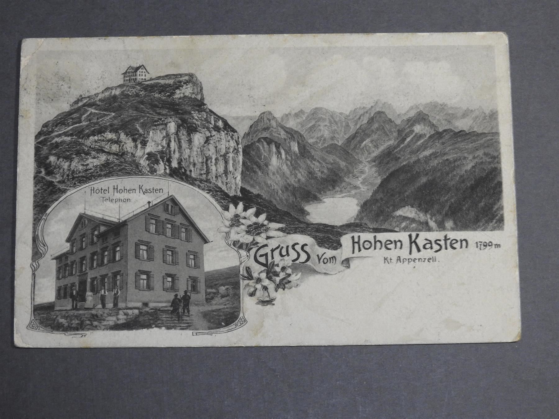 Cartes postales: AK - Gruss vom Hohen Kasten – D'occasion à Rain par 999-800-K