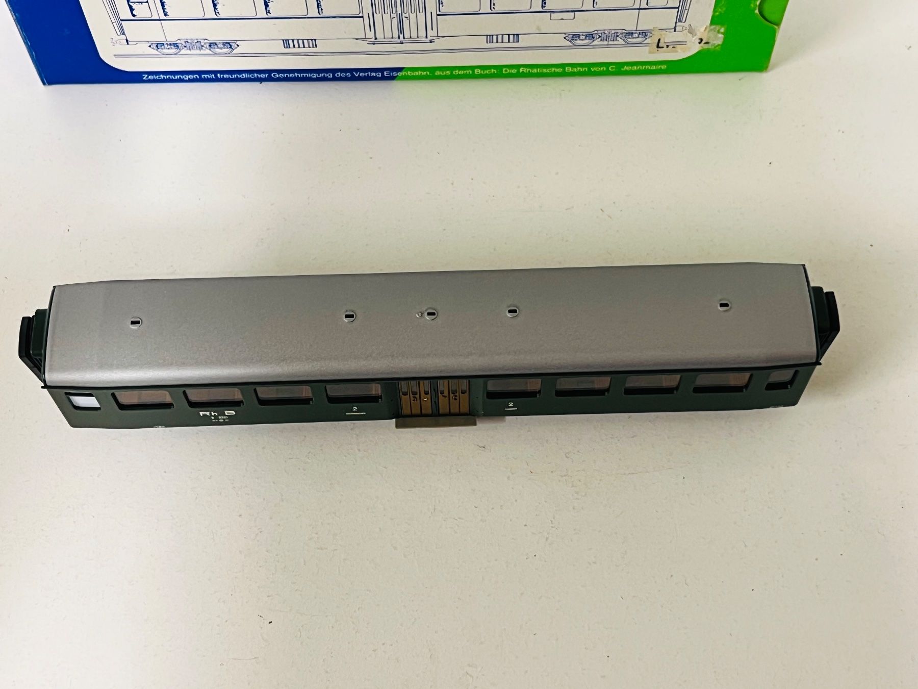 Modellini di ferrovie: STL-Models RhB B 2321  Personenwagen – Nuovo (secondo la descrizione) da Geroldswil venduto da TopTrain54 5