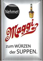 Blechschild-NEHMET MAGGI ZUM WÜRZEN