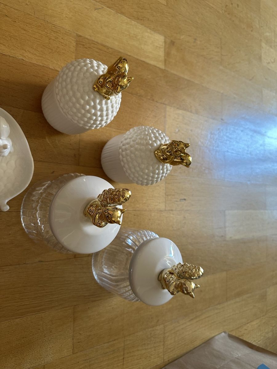 Tutte le decorazioni: Dosen Eichhörnchen 5 tlg Gold – Usato da Bern venduto da womiman 3