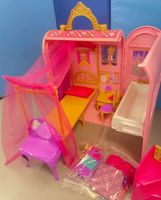 Rares rosa Barbie Kofferhaus "Prinzessinnenschlafzimmer"
